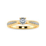 Load image into Gallery viewer, 30-Pointer Solitaire Diamond Shank 18K Yellow Gold Ring JL AU 1286Y   Jewelove.US
