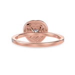 Load image into Gallery viewer, 70-Pointer Heart Cut Solitaire Double Halo Diamond Shank 18K Rose Gold Ring JL AU 1297R-B   Jewelove.US
