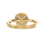 Load image into Gallery viewer, 30-Pointer Cushion Cut Solitaire Halo Diamond Shank 18K Yellow Gold Ring JL AU 1303Y   Jewelove.US
