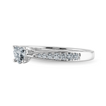 Load image into Gallery viewer, 30-Pointer Heart Cut Solitaire Diamond Shank Platinum Ring JL PT 1281   Jewelove.US
