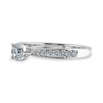 Load image into Gallery viewer, 30-Pointer Solitaire Diamond Shank Platinum Ring JL PT 1286   Jewelove.US
