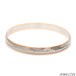 Load image into Gallery viewer, Men of Platinum | 8mm Kada with Rose Gold for Men JL PTB 1239
