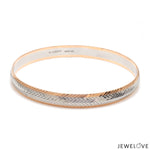 Load image into Gallery viewer, Men of Platinum | 8mm Kada with Rose Gold for Men JL PTB 1239
