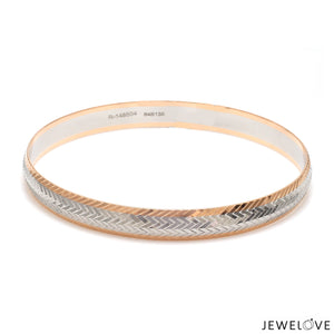 Men of Platinum | 8mm Kada with Rose Gold for Men JL PTB 1239