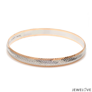 Men of Platinum | 8mm Kada with Rose Gold for Men JL PTB 1239