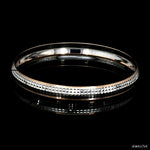 Load image into Gallery viewer, Men of Platinum | 7.75mm Kada with Rose Gold for Men JL PTB 1240
