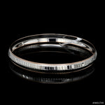 Load image into Gallery viewer, Men of Platinum | 7.75mm Double Box Line Kada with Rose Gold for Men JL PTB 1241
