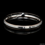 Load image into Gallery viewer, Men of Platinum | 7.75mm Double Box Line Kada with Rose Gold for Men JL PTB 1241
