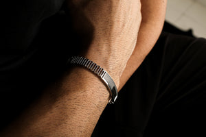 Men of Platinum | Designer Bold Interwoven Platinum Bracelet JL PTB 740   Jewelove.US