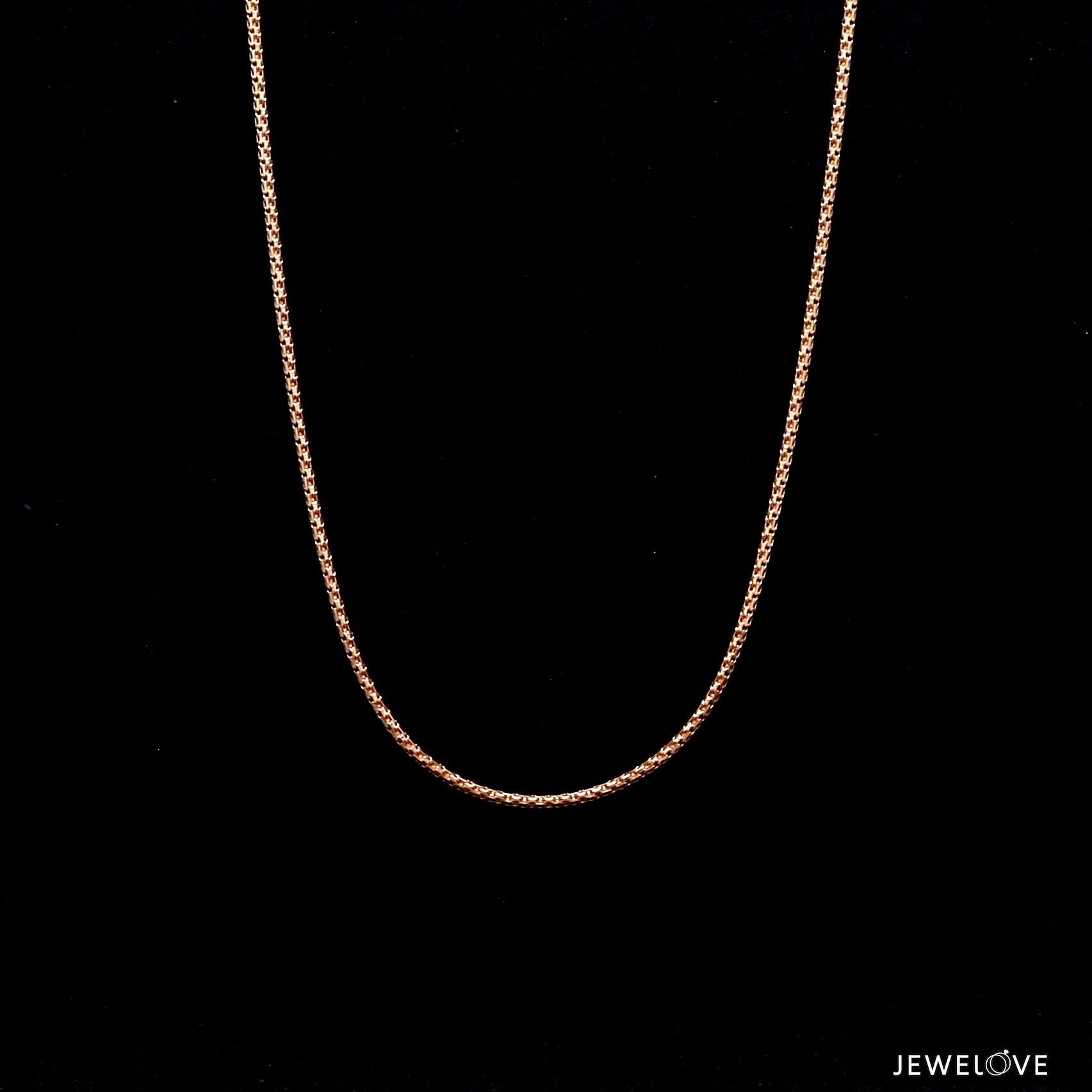 Platinum & Rose Gold Unisex Chain JL PT CH 1128   Jewelove.US