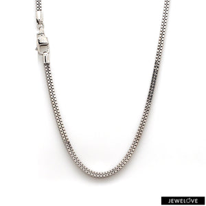 Platinum Double Box Chain for Men JL PT CH 1194   Jewelove.US