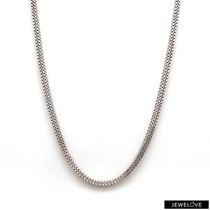 Platinum Double Box Chain for Men JL PT CH 1194   Jewelove.US