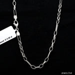 Load image into Gallery viewer, Platinum Oval Links Chain for Men JL PT CH 1198   Jewelove.US
