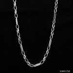 Load image into Gallery viewer, Platinum Oval Links Chain for Men JL PT CH 1198   Jewelove.US
