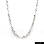 Load image into Gallery viewer, Platinum Oval Links Chain for Men JL PT CH 1198   Jewelove.US
