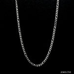 Load image into Gallery viewer, 2.5mm Japanese Platinum Figaro Chain for Men JL PT CH 1211-A   Jewelove.US
