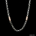 Load image into Gallery viewer, Men of Platinum | 18K Rose Gold Diamond Chain for Men JL PT CH 1325
