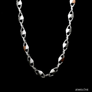 Men of Platinum | Rose Gold Fusion Chain for Men JL PT CH 1244   Jewelove.US