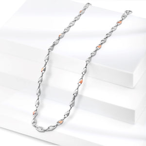 Men of Platinum | Rose Gold Fusion Chain for Men JL PT CH 1244   Jewelove.US