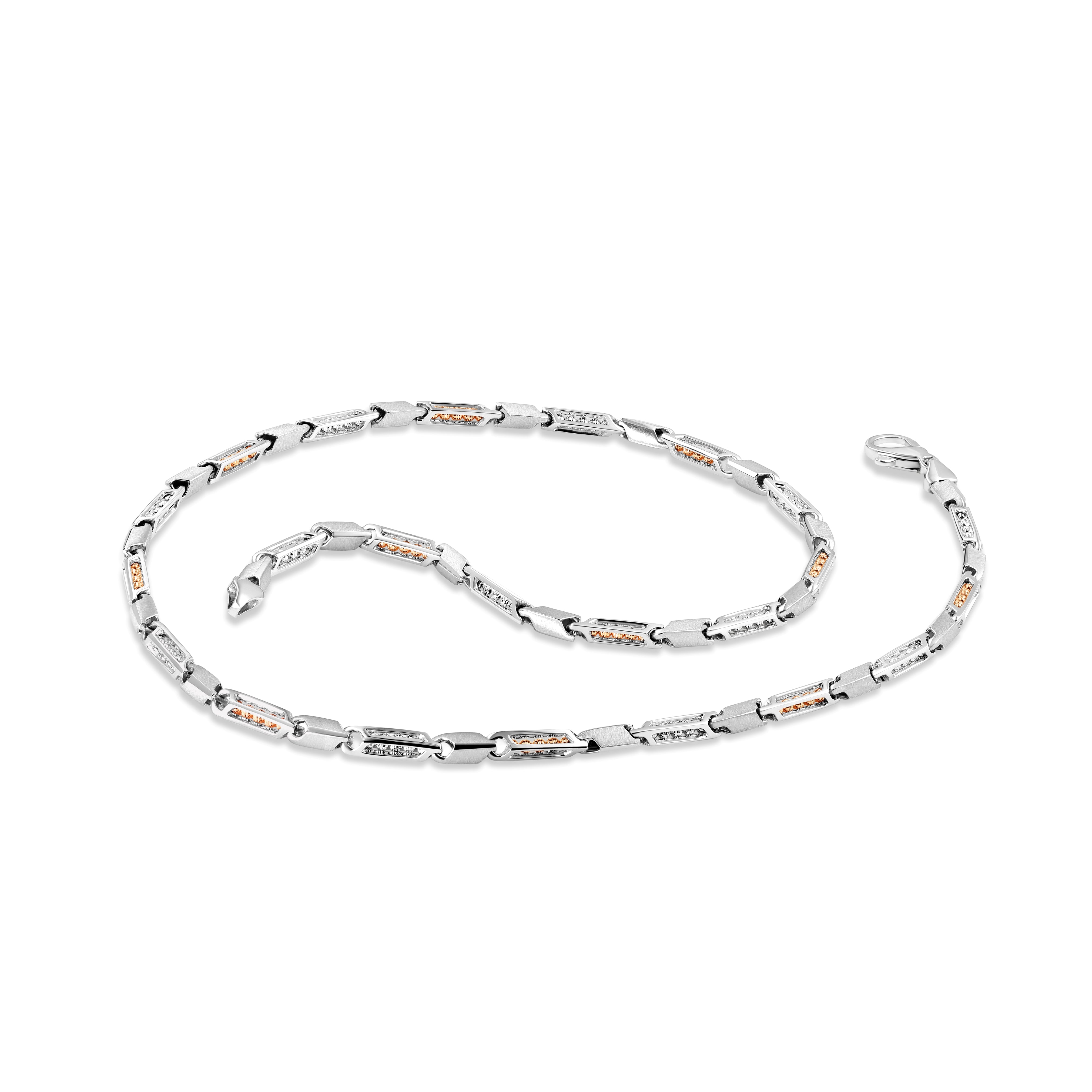 Men of Platinum | Rose Gold Links Chain for Men JL PT CH 1247   Jewelove.US