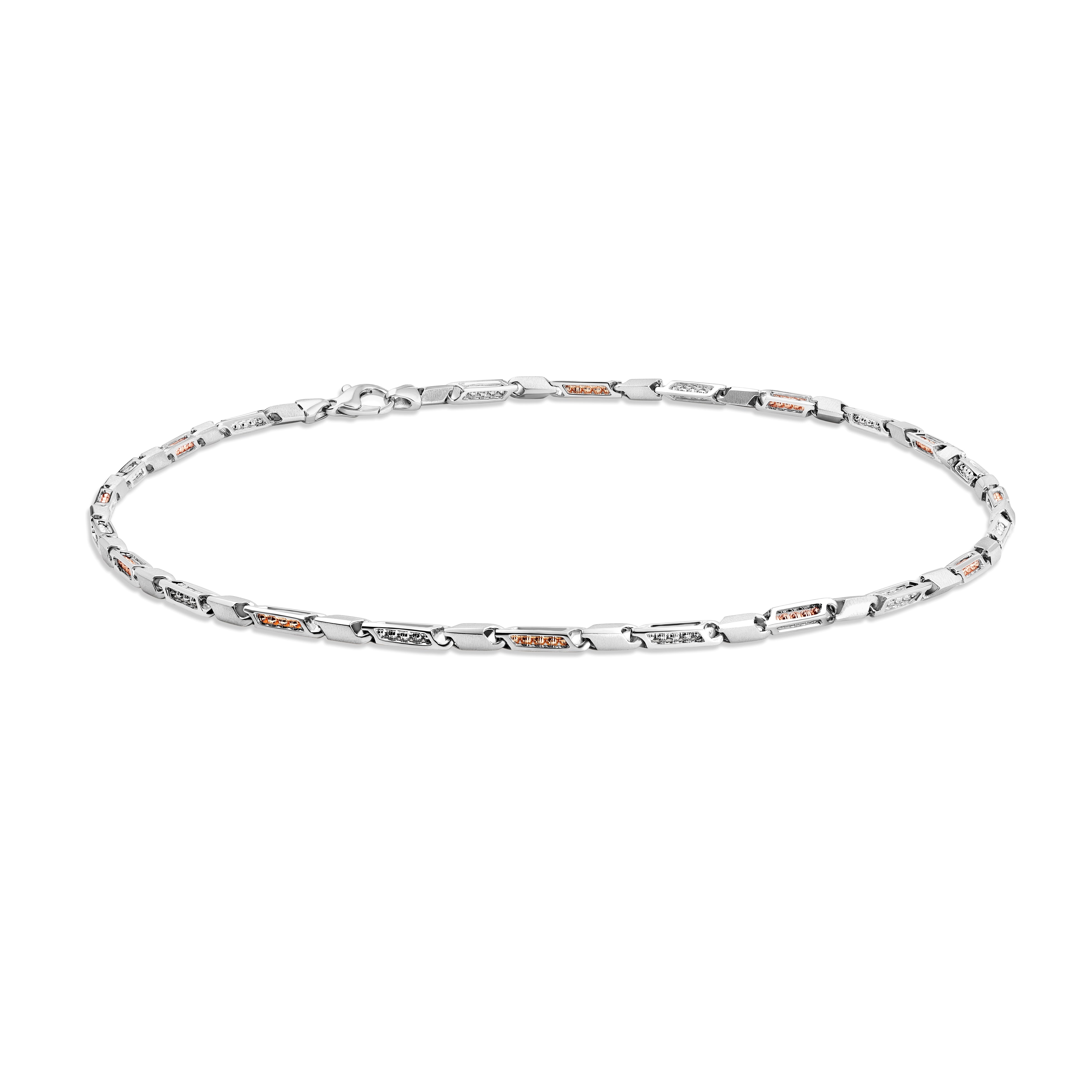 Men of Platinum | Rose Gold Links Chain for Men JL PT CH 1247   Jewelove.US