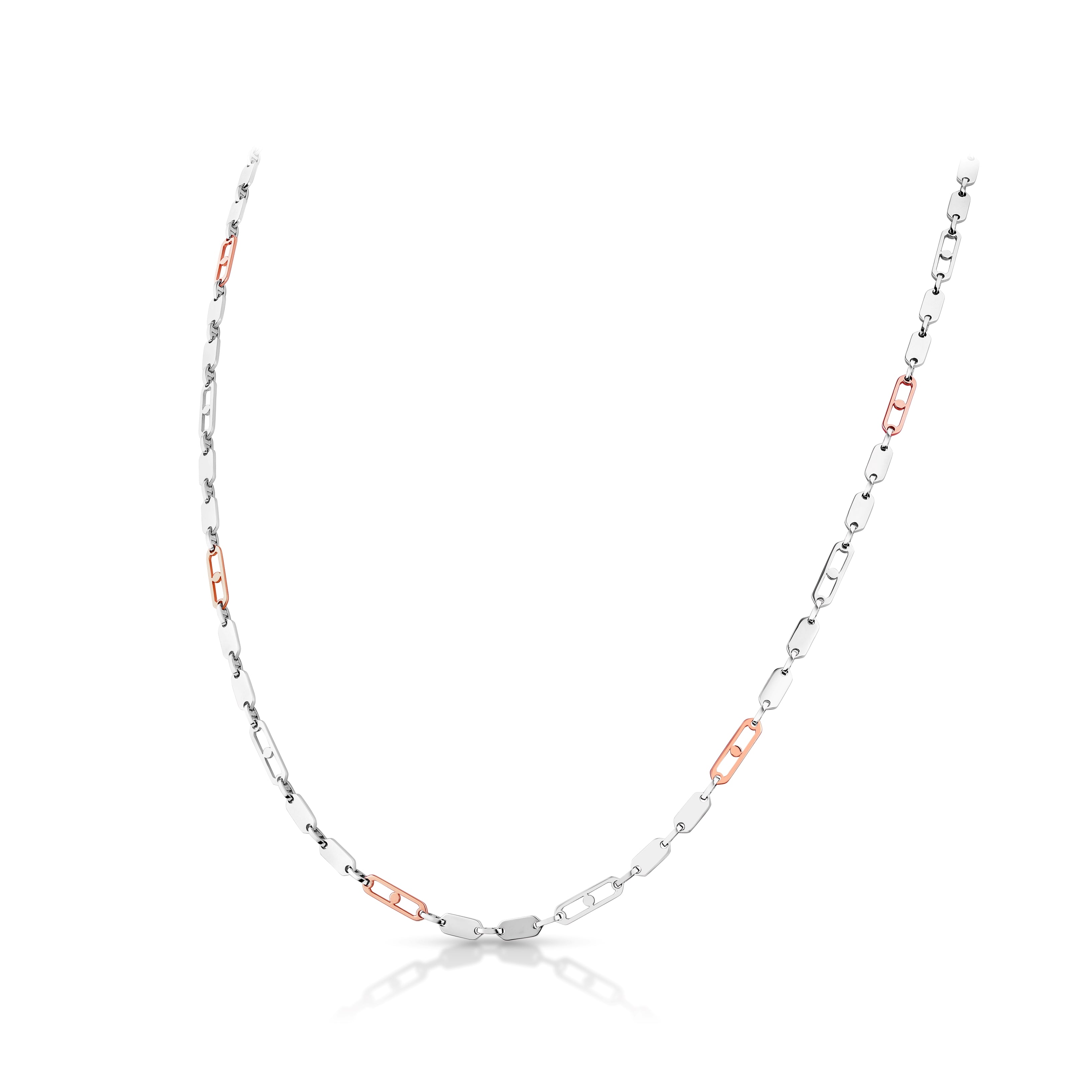 Men of Platinum | Rose Gold Links Chain for Men JL PT CH 1248   Jewelove.US