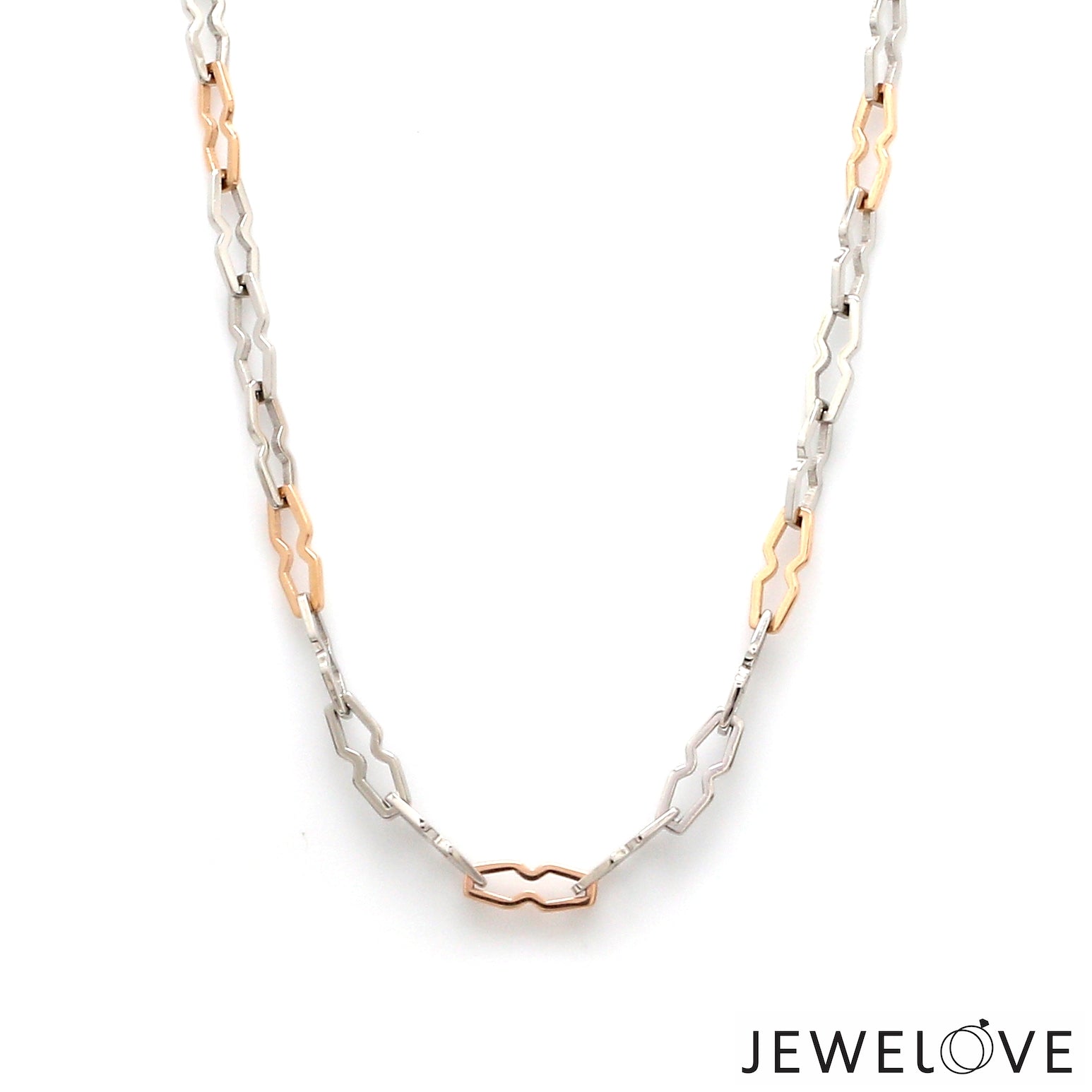 3.75mm Men of Platinum | Rose Gold Links Chain for Men JL PT CH 1249-A   Jewelove.US