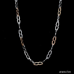 3.75mm Men of Platinum | Rose Gold Links Chain for Men JL PT CH 1249-A   Jewelove.US