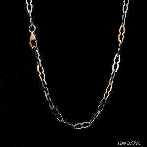 3.75mm Men of Platinum | Rose Gold Links Chain for Men JL PT CH 1249-A   Jewelove.US