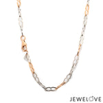 Load image into Gallery viewer, 3.75mm Men of Platinum | Rose Gold Links Chain for Men JL PT CH 1249-A   Jewelove.US
