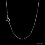 Load image into Gallery viewer, Platinum Japanese Cable Chain with Diamond Cut Balls for Women JL PT CH 1252
