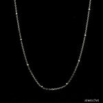 Load image into Gallery viewer, Platinum Japanese Cable Chain with Diamond Cut Balls for Women JL PT CH 1252
