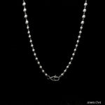 Load image into Gallery viewer, Graduation Shiny Platinum Diamond Cut Balls Chain for Women JL PT CH 1253   Jewelove.US
