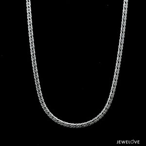 2.75mm Japanese Platinum Designer Cuban Chain for Men JL PT CH 1256-A   Jewelove.US