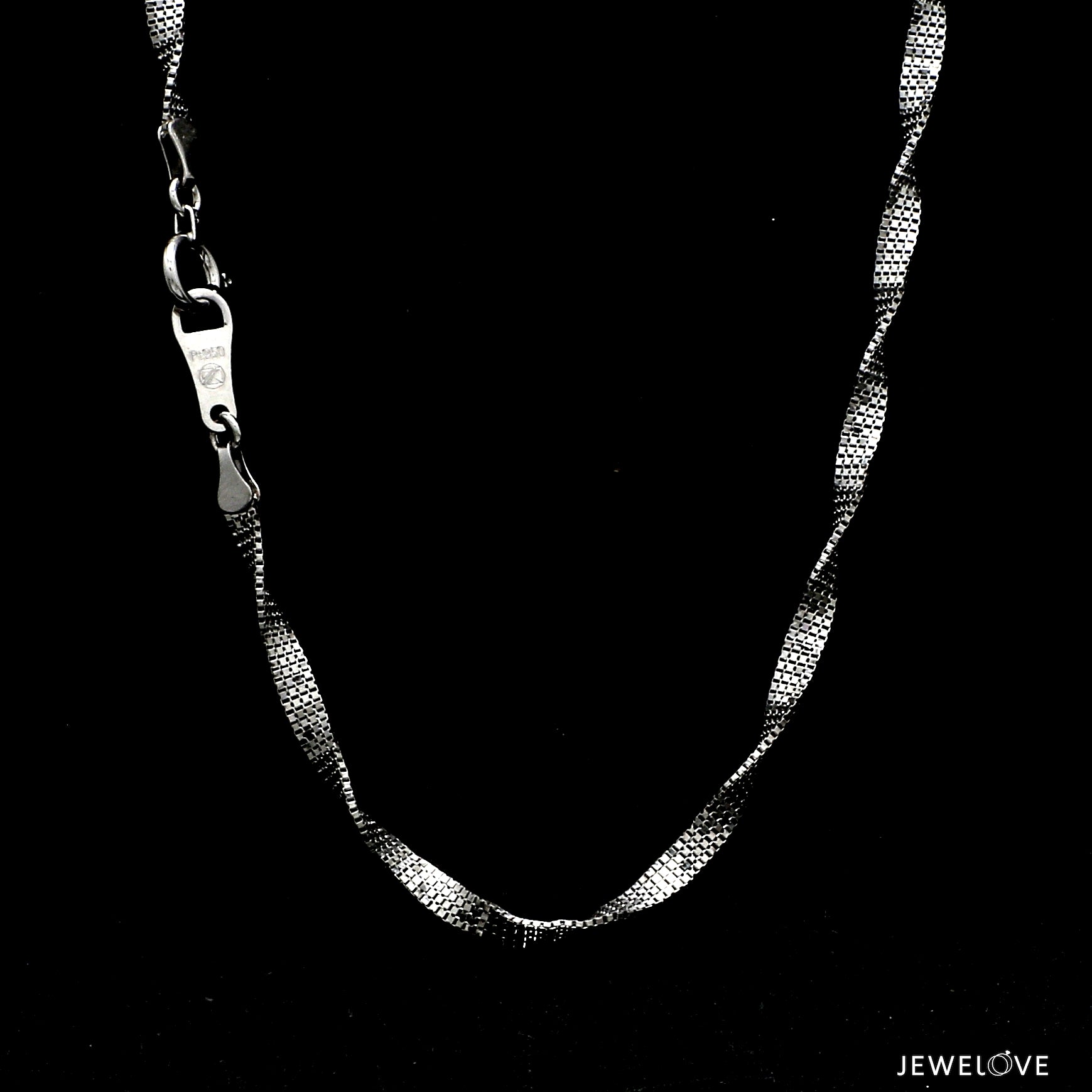 2.25mm Japanese Platinum Twisted Chain for Men JL PT CH 1318