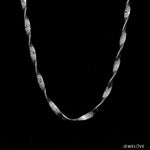 Load image into Gallery viewer, 2.25mm Japanese Platinum Twisted Chain for Men JL PT CH 1318
