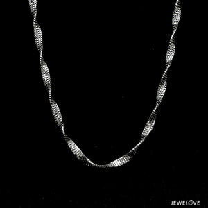 2.25mm Japanese Platinum Twisted Chain for Men JL PT CH 1318