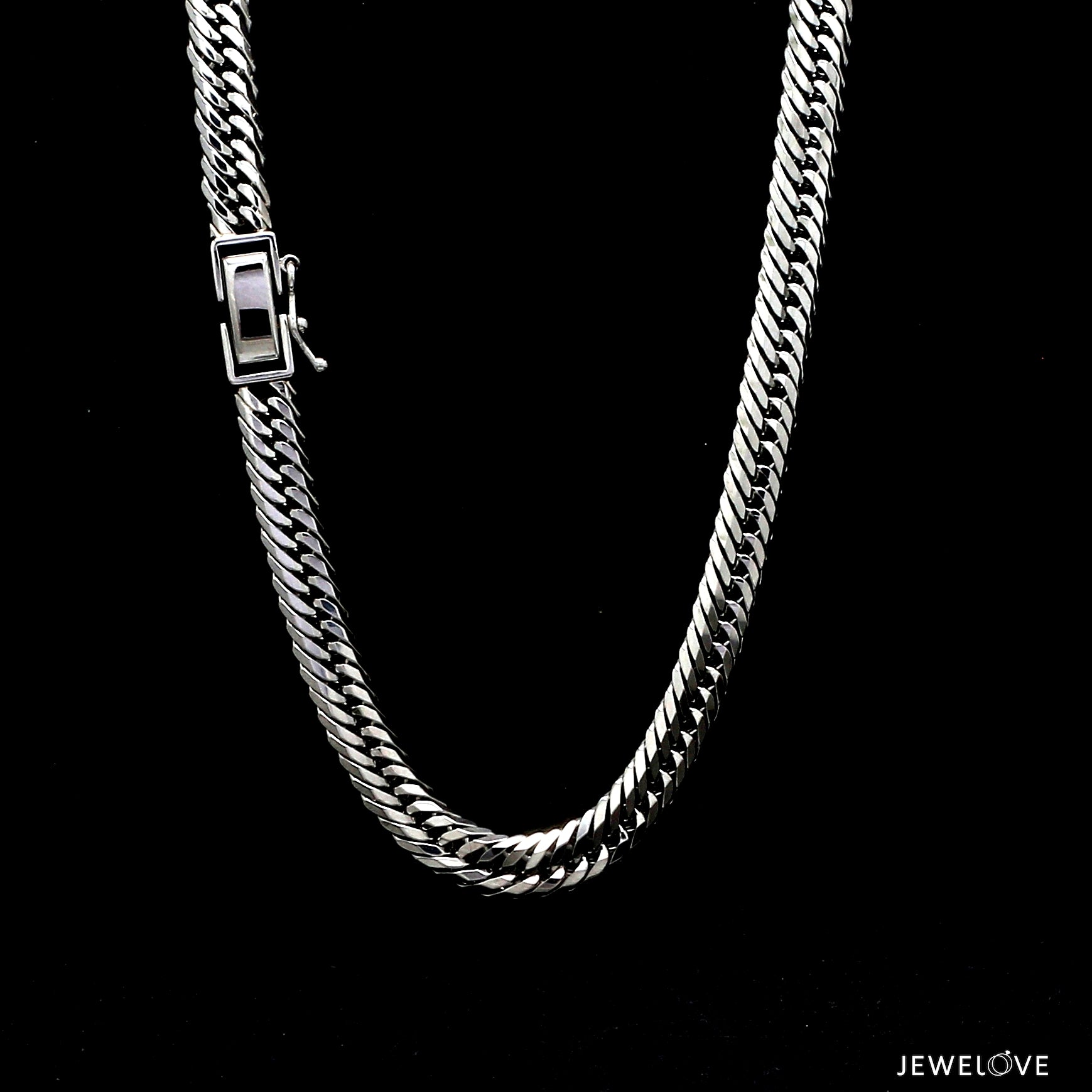 6mm Japanese Platinum Cuban Heavy Chain for Men JL PT CH 1005-Z