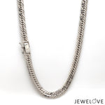 Load image into Gallery viewer, 6mm Japanese Platinum Cuban Heavy Chain for Men JL PT CH 1005-Z
