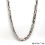 Load image into Gallery viewer, 6mm Japanese Platinum Cuban Heavy Chain for Men JL PT CH 1005-Z
