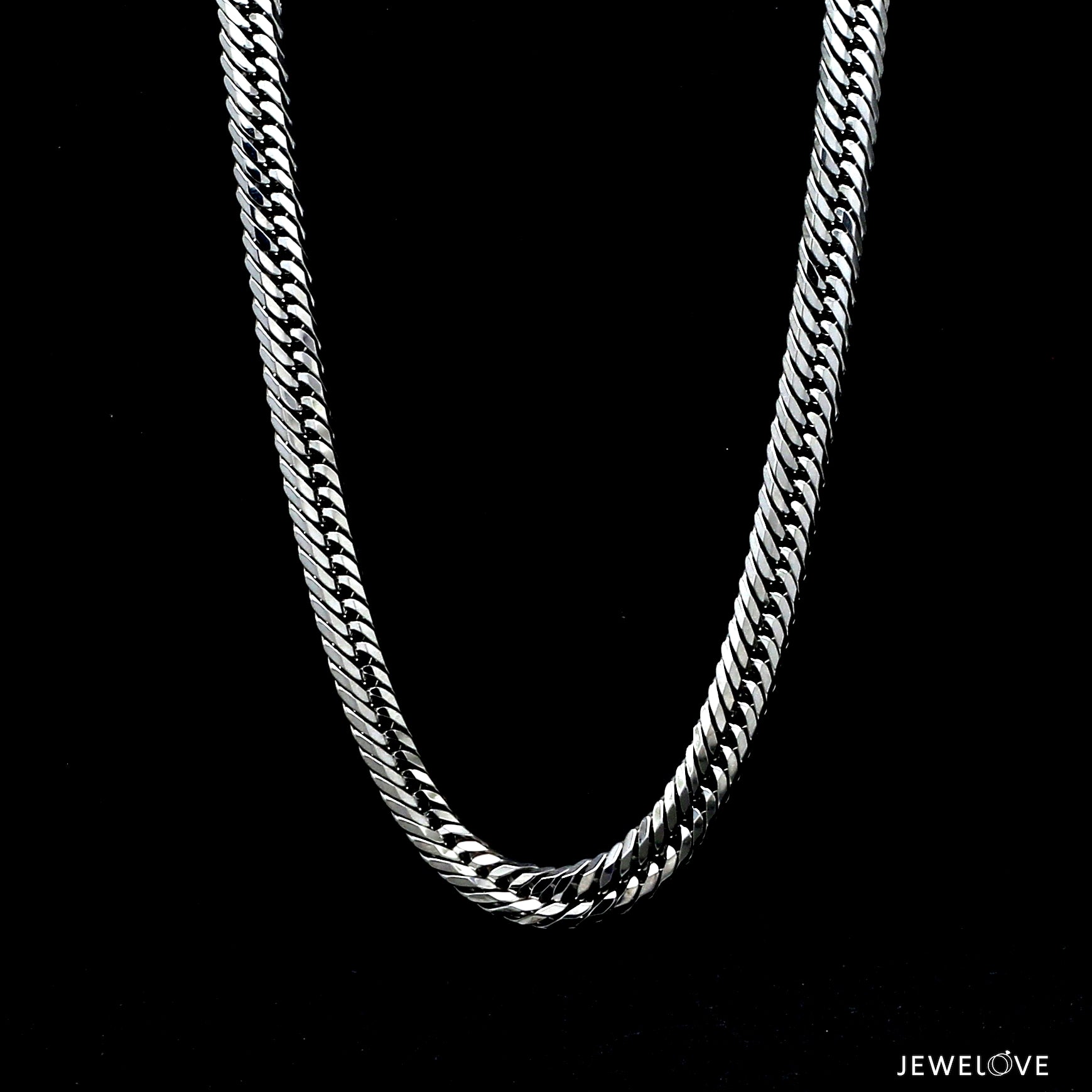 6mm Japanese Platinum Cuban Heavy Chain for Men JL PT CH 1005-Z