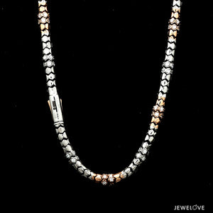 Men of Platinum | 18K Rose Gold Diamond Chain for Men JL PT CH 1324