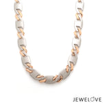 Load image into Gallery viewer, Men of Platinum | 7.75mm Platinum Rose Gold Heavy Chain for Men JL PT CH 1328
