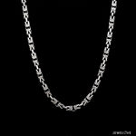 Load image into Gallery viewer, Men of Platinum | 3.5mm Designer Platinum Chain for Men JL PT CH 1330
