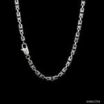 Load image into Gallery viewer, Men of Platinum | 3.5mm Designer Platinum Chain for Men JL PT CH 1330
