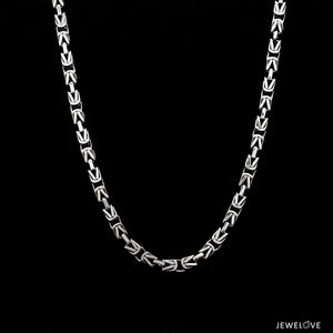 Men of Platinum | 3.5mm Designer Platinum Chain for Men JL PT CH 1330