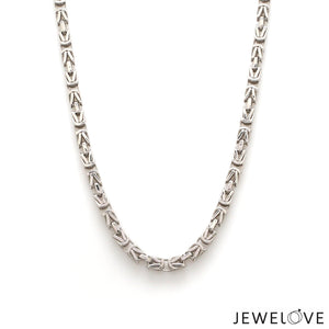 Men of Platinum | 3.5mm Designer Platinum Chain for Men JL PT CH 1330