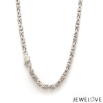 Load image into Gallery viewer, Men of Platinum | 3.5mm Designer Platinum Chain for Men JL PT CH 1330
