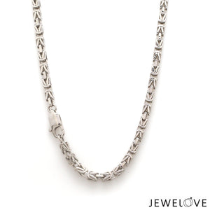 Men of Platinum | 3.5mm Designer Platinum Chain for Men JL PT CH 1330