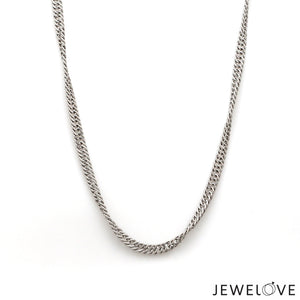 3.25mm Japanese Platinum Twisted Chain JL PT CH 1339